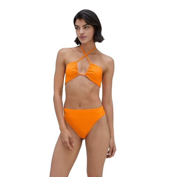 NWT Everlane The String Bandeau Bikini Top Orange Size Medium - Picture 11 of 11